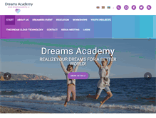 Tablet Screenshot of dreamsacademy.es